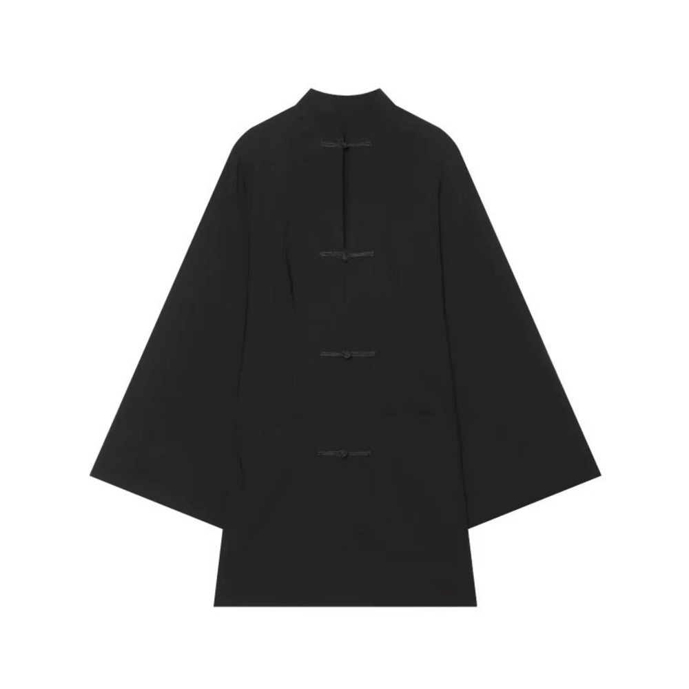 ZARA New Chinese Style Loose Versatile Dress with Knot Buttons